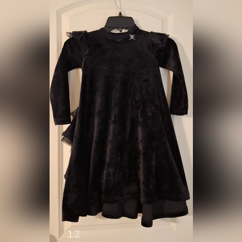 Nununu girls‎ velvet party dress size 4/5 formal goth victorian punk fairygoth